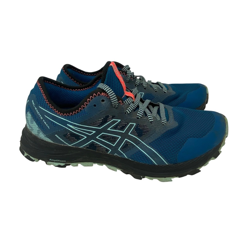Asics Gel-Excite Trail Blue Teal Pink Running Shoes 1012B051 Womens 8.5